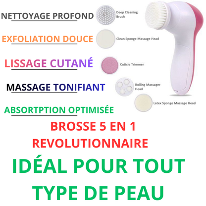 NOUVELLE BROSSE REVOLUTIONNAIRE. ÉLIMINE TOUTES IMPURETÉES EN 3 JOURS